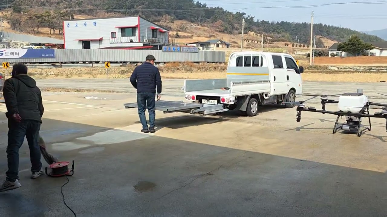 DJI T70P 이. 착륙장 제작