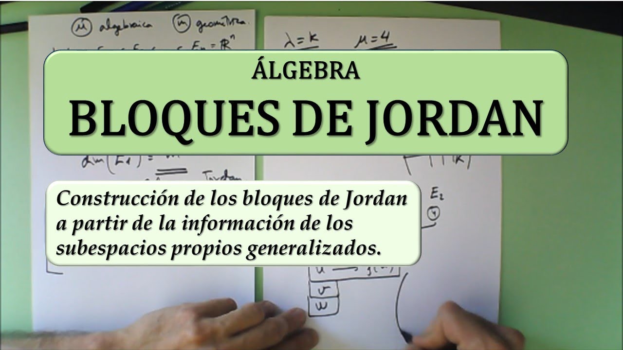 Cómo construir los bloques de Jordan