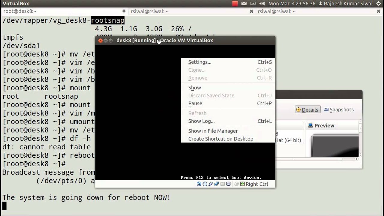 LVM Snapshot