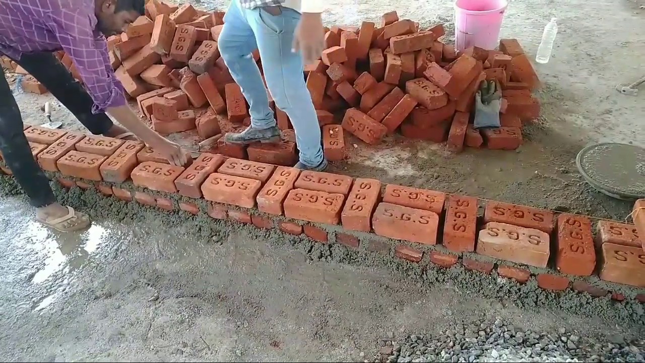 Flemish bond laying by indian technicians