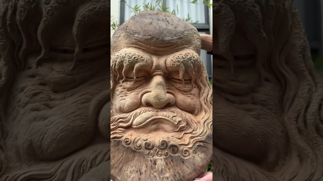 Carved Expressions | Wooden Faces 