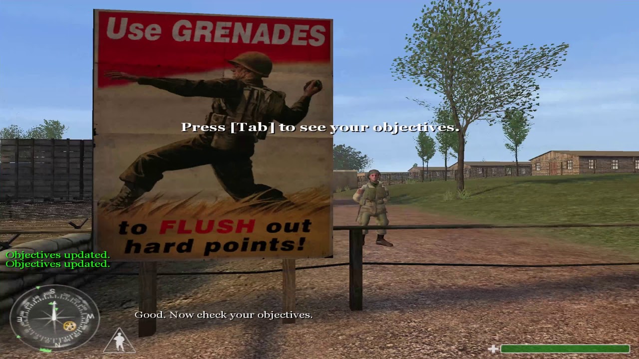 Call of Duty (2003) - Training Mission (American Missions) [4K 60FPS]
