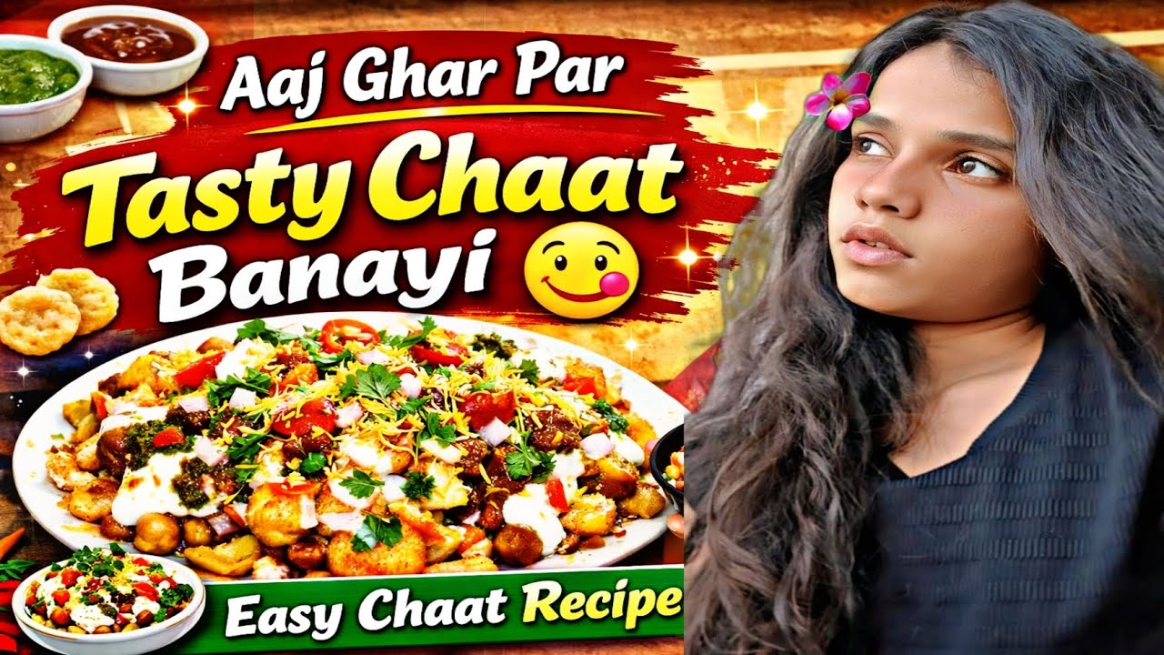“Aaj Ghar Par Tasty Chaat Banayi 😋 | Easy Chaat Recipe”