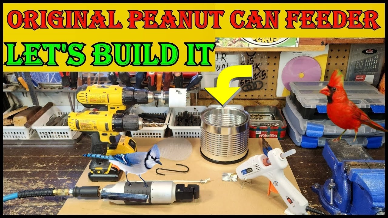Winter Bird Feeder Build - Original Virginia Peanut Can Design