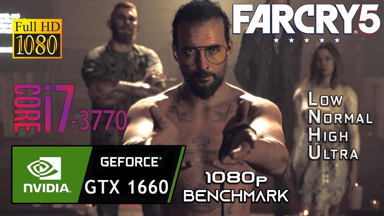 FAR CRY 5 GTX 1660 | i7 3770 | 1080p Gameplay Test