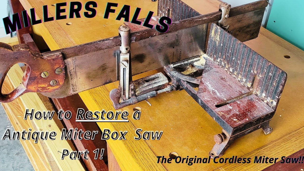 How to Restore a Antique Miter Saw