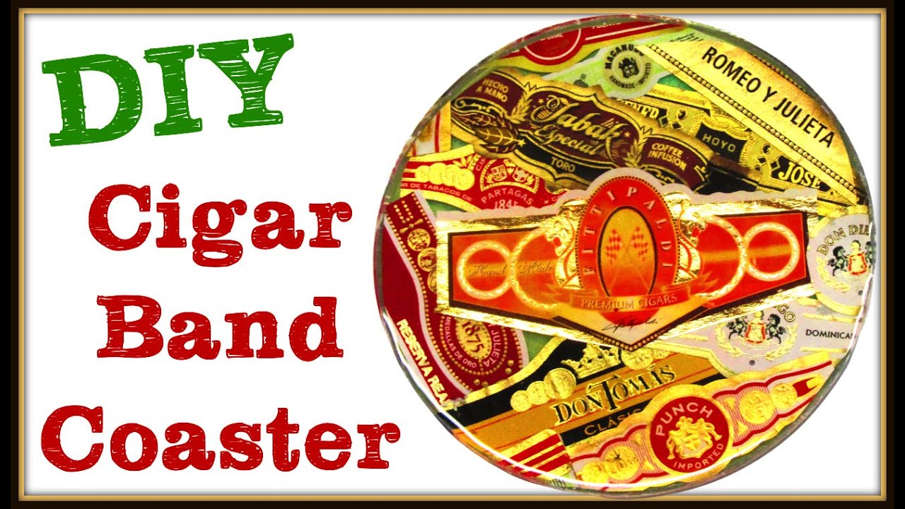 Cigar Band Coaster DIY ~ Another Coaster Friday