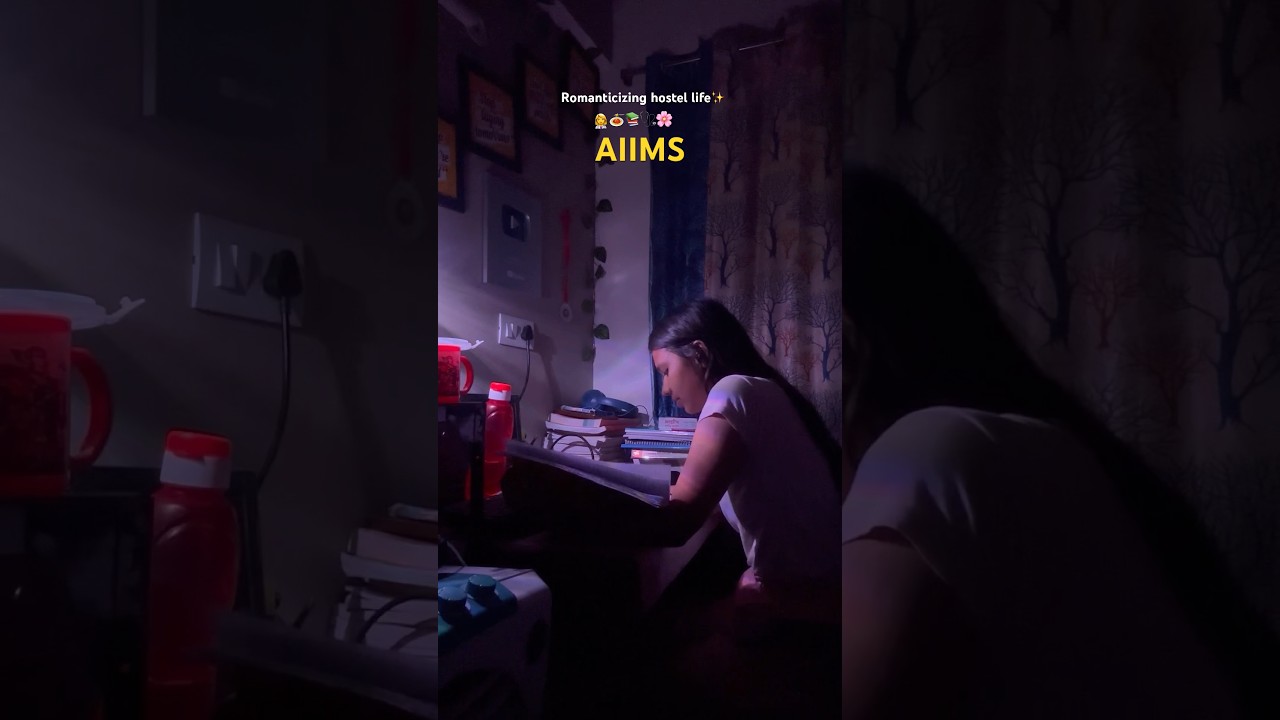 Romanticizing MBBS life in AIIMS hostel🩺🍝🥼❤️ #neet #medicalstudent #mbbs #mbbsstudent #hostel