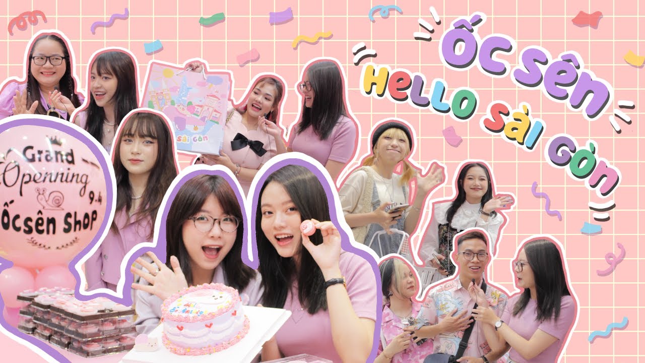 [Ocsenshop] 💓 KHAI TRƯƠNG ỐC SÊN CƠ SỞ SÀI GÒN 🥳🎉