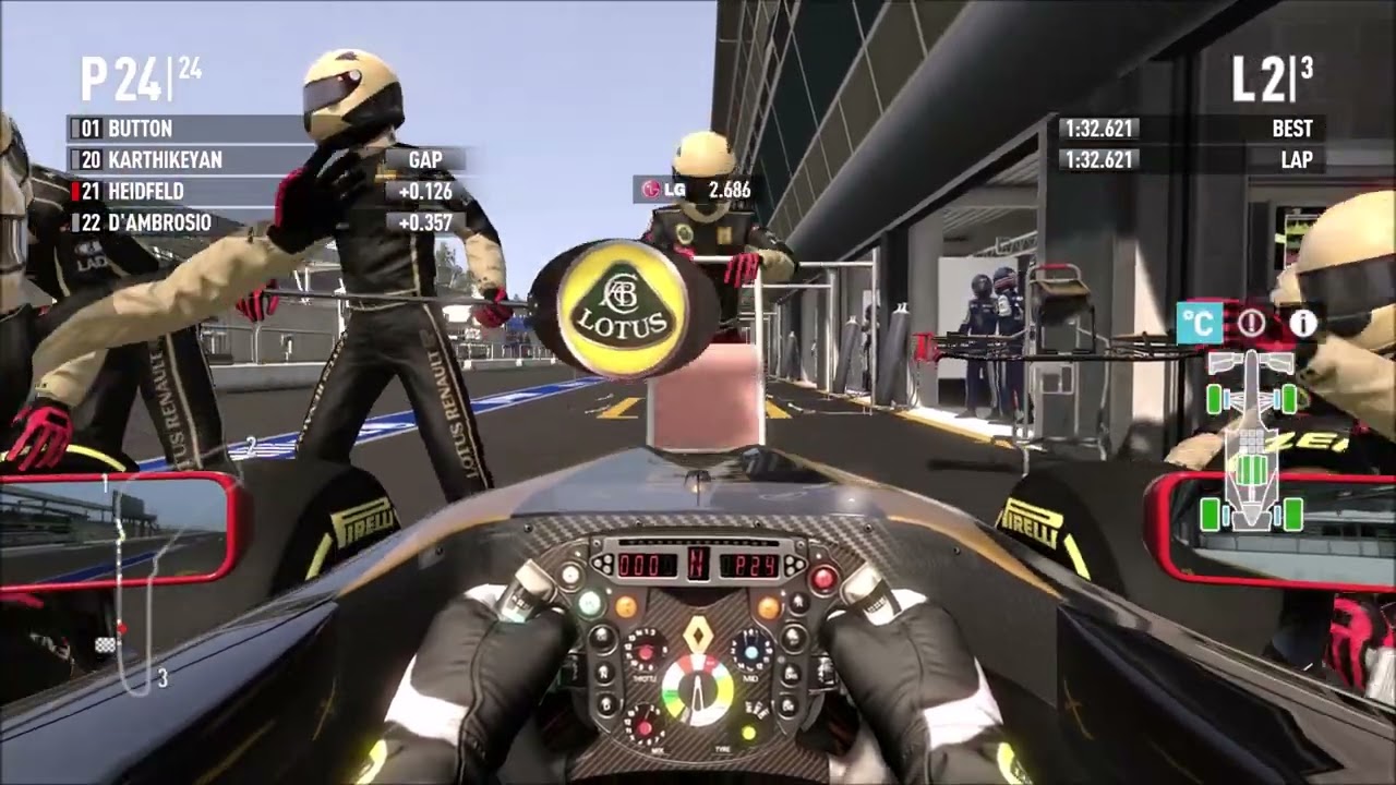 F1 2011 Every Team Pitstop