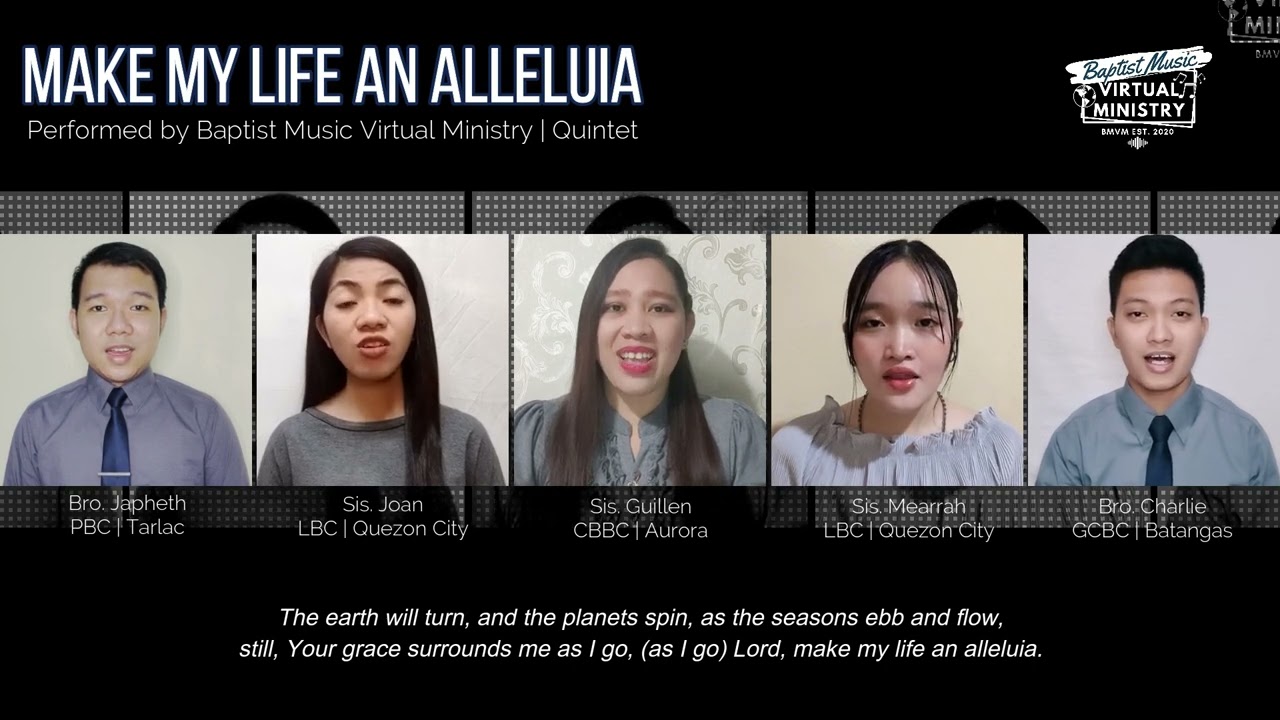 Make My Life An Alleluia | Baptist Music Virtual Ministry | Quintet