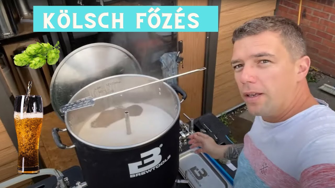 Kölsch sörfőzés Albert Szabival