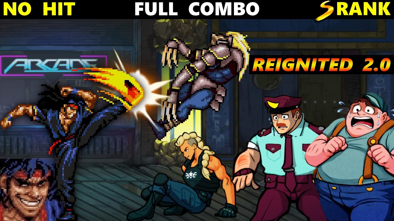 Streets of Rage 4 Stage 4 Full Combo Reignited 2.0 Shiva SoR3