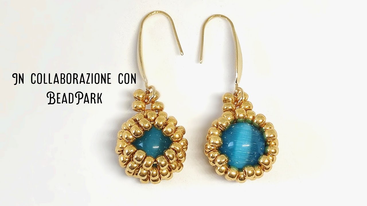 DIY- Incastonare perla da 10 mm con sole Rocailles 8/0 in Collaborazione con BeadPark #bezel #pearl