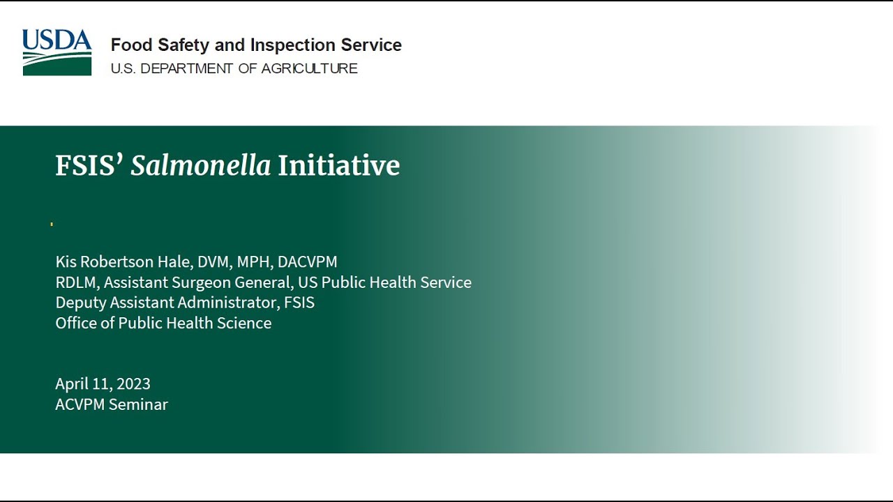 FSIS Salmonella Initiative