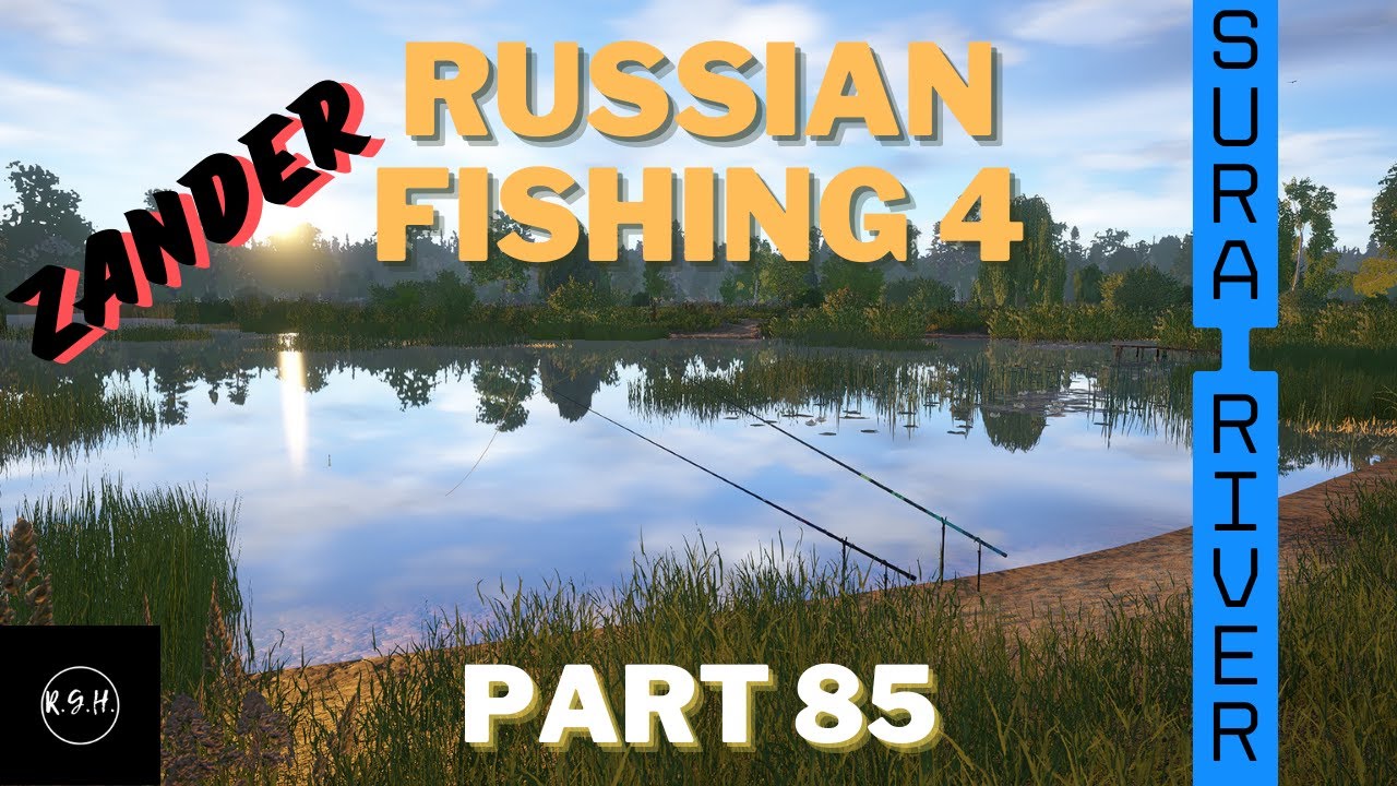 Russian fishing 4 RF4 Sura river Zander. Active spot Part 85