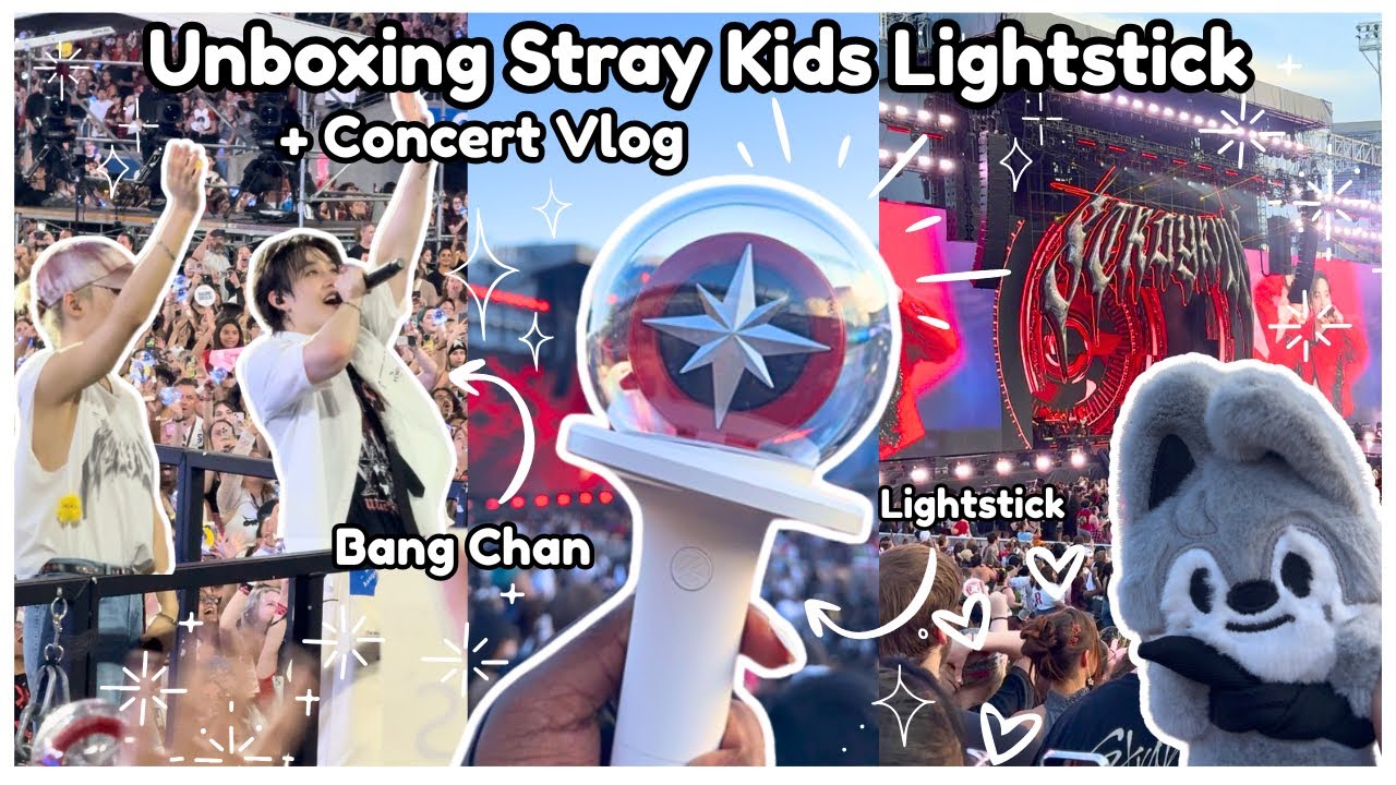 Unboxing Stray Kids Lightstick Ver. 2 + Concert Vlog ❤️‍🔥
