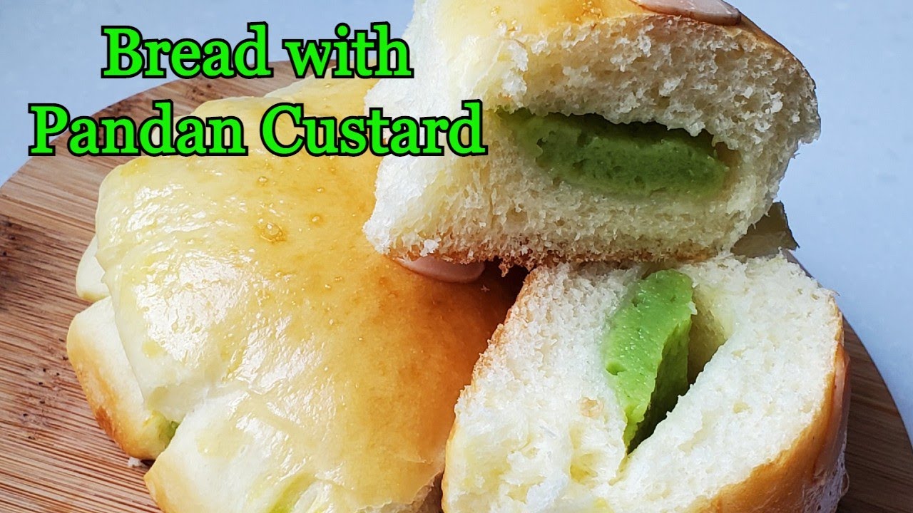 Bread with Pandan Custard Filling