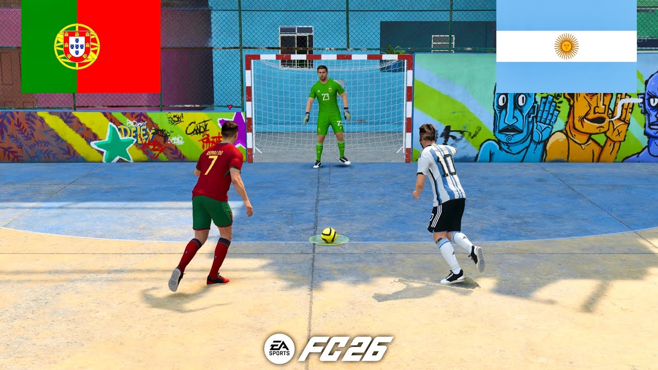 FC 26 VOLTA FOOTBALL | RONALDO VS MESSI | PORTUGAL VS ARGENTINA | PENALTY SHOOTOUT - PS5