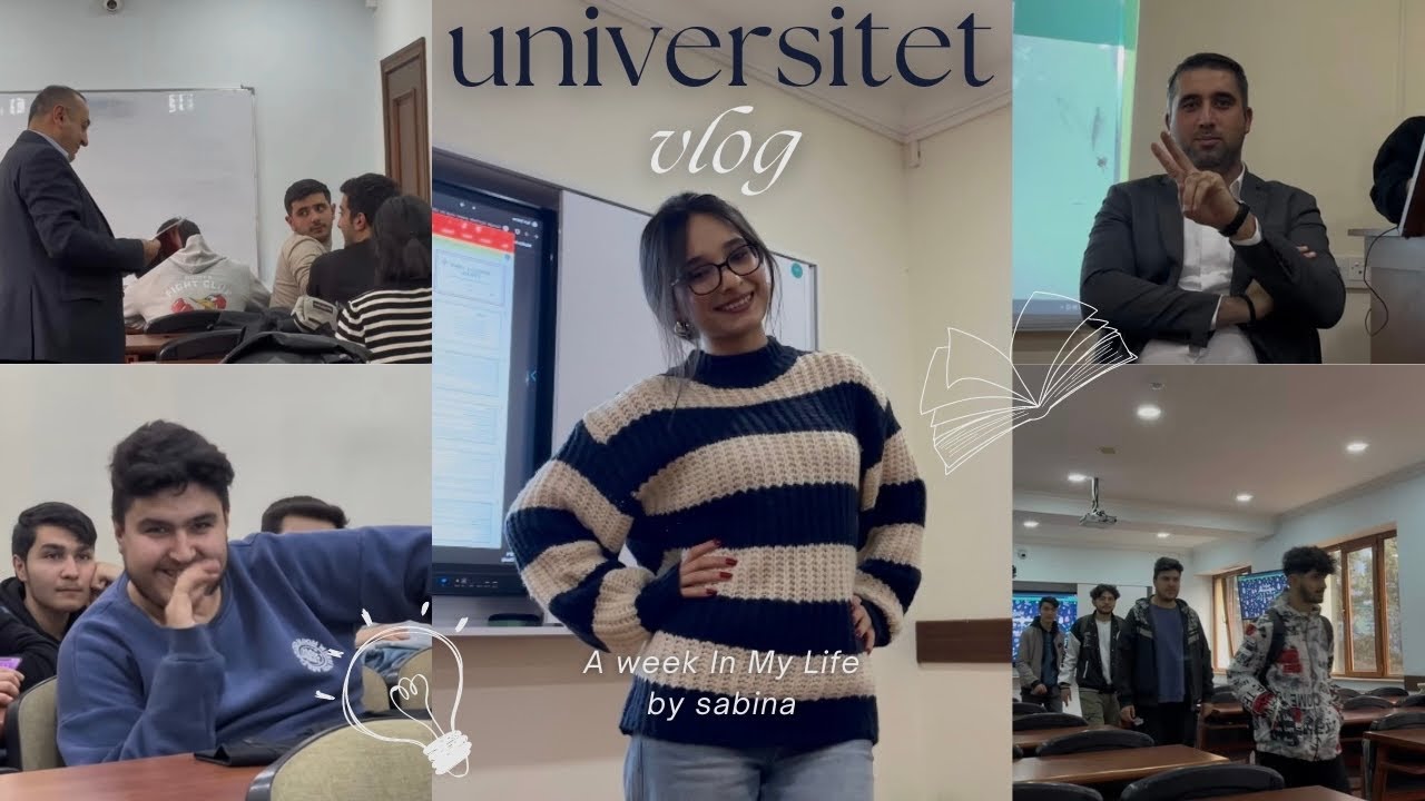 universitet vlogu | unec’də 1 həftə📚👩🏻‍🏫