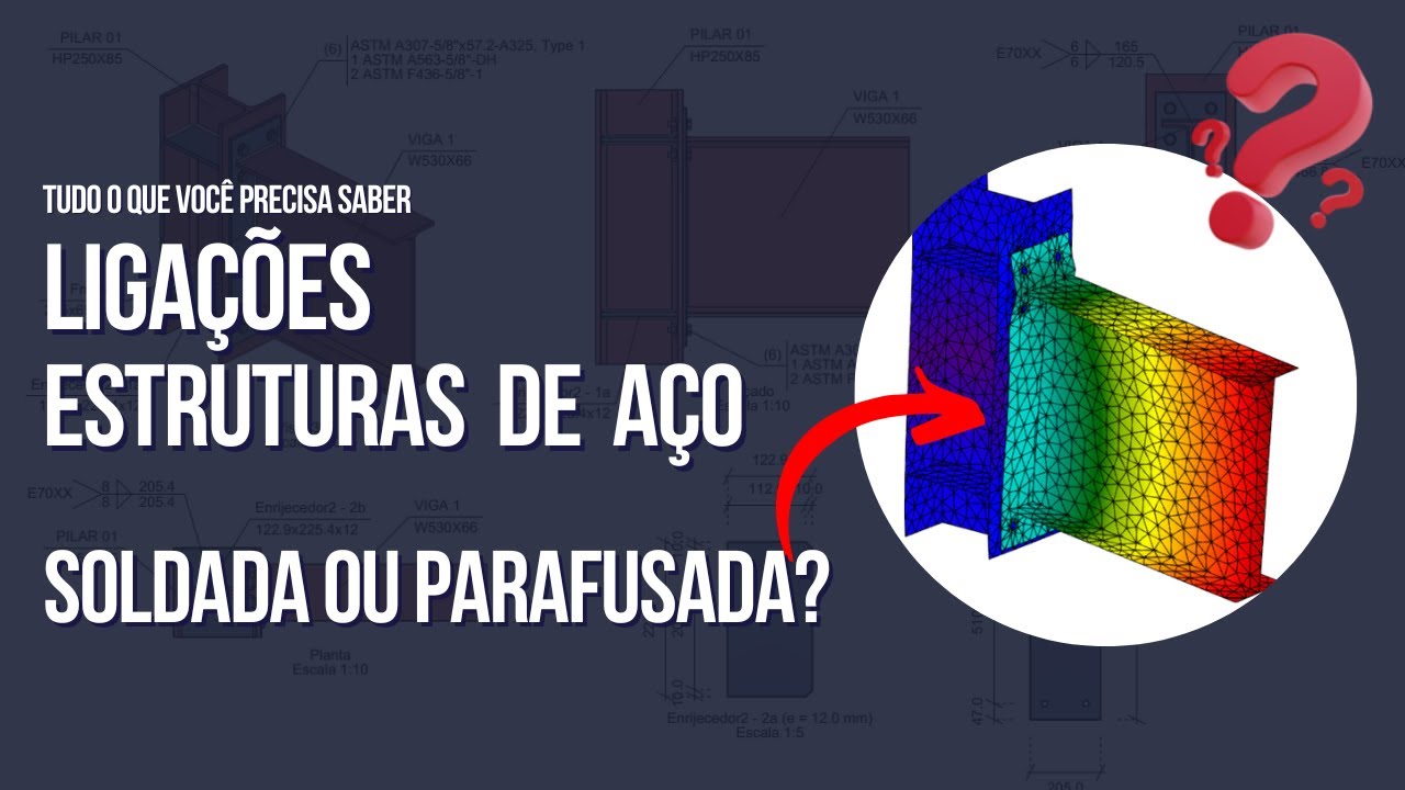 LIGAÇÕES ESTRUTURAS DE AÇO (METÁLICAS). TUDO O QUE VOCÊ PRECISA SABER!