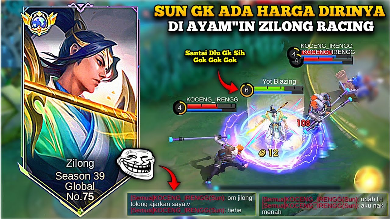 SUN GK ADA HARGA DIRINYA DI AYAM