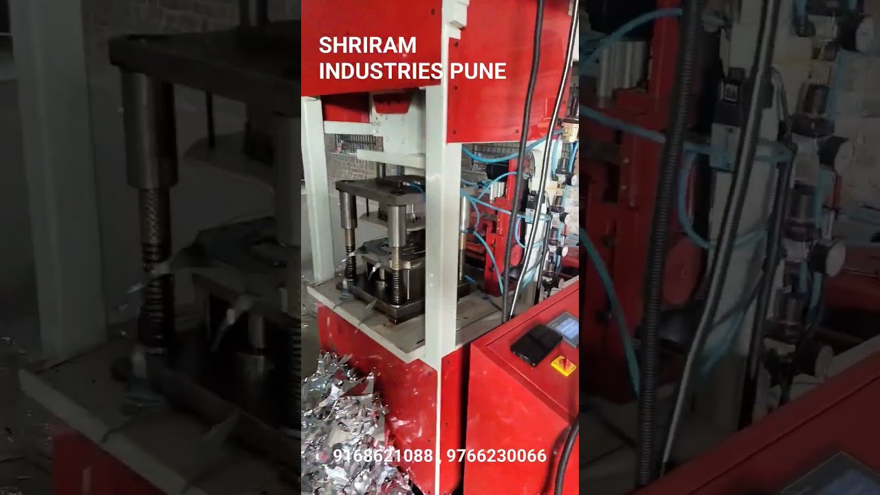 Aluminium foil container making machine SHRIRAM INDUSTRIES PUNE