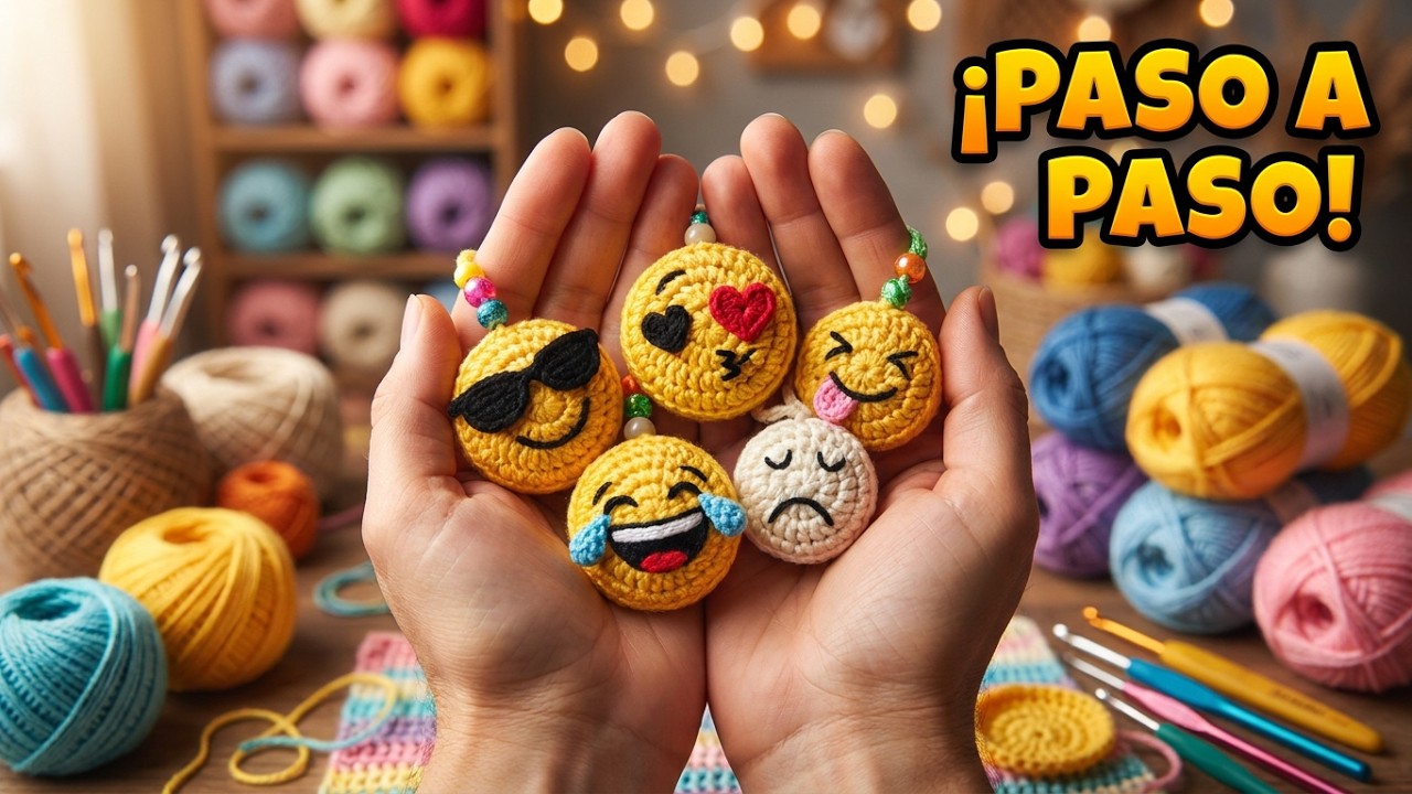 TEJI ESTOS EMOJIS usando tapas de plástico 😂!
