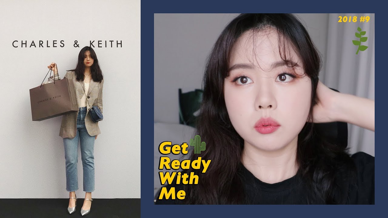 🌵2018 GRWM#9🌵 (메이크힐 파데, 은색 구두👠, 찰스앤키스) | WOORIN