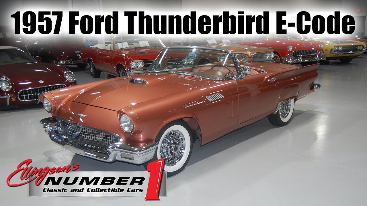 1957 Ford Thunderbird E Code - FOR SALE at Ellingson Motorcars in Rogers, MN