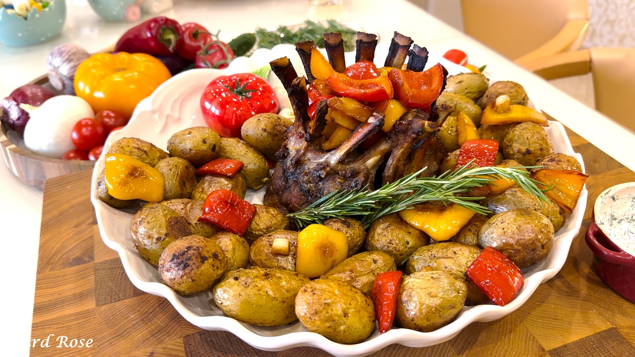 Рёбра телятины в виде КОРОНЫ 👑 Королевское  Мясное Блюдо!)