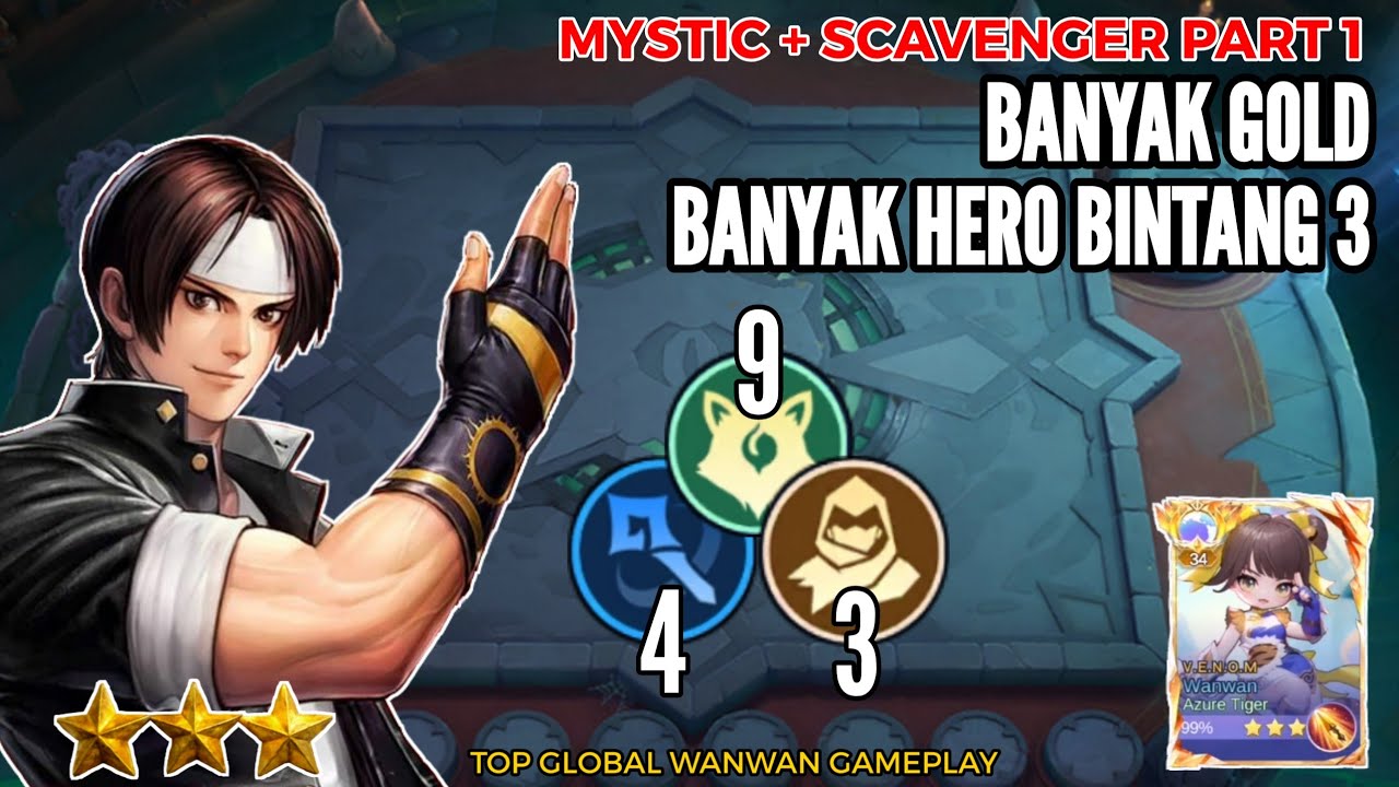 MYSTIC MEOW SCAVENGER SINERGI PART 1 - MAGIC CHESS GO GO