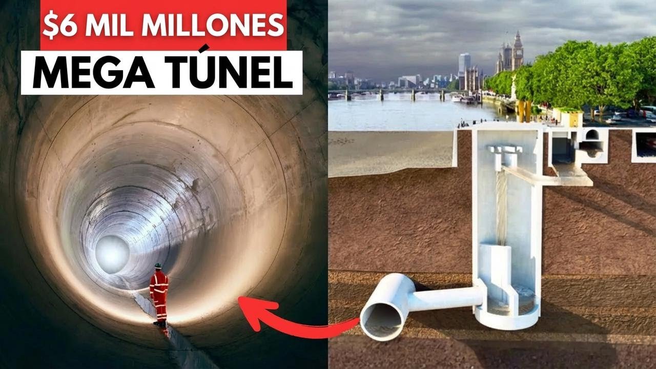 As&iacute; es el mega t&uacute;nel de $6,000 millones bajo el r&iacute;o T&aacute;mesis en Londres