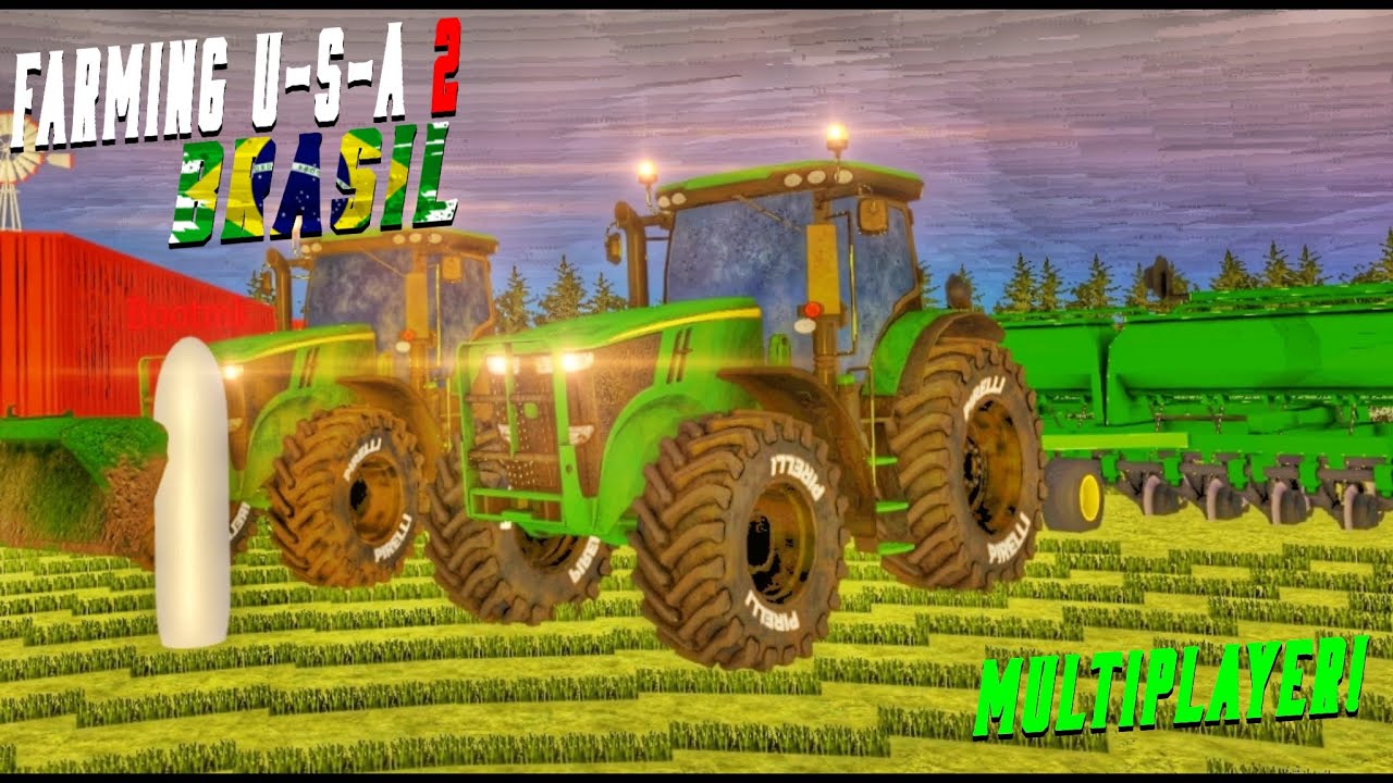 FARMING U-S-A 2 BRASIL FUNCIONANDO MULTIPLAYER 🔥 GAMEPLAY @bootmk_mods_Oficial