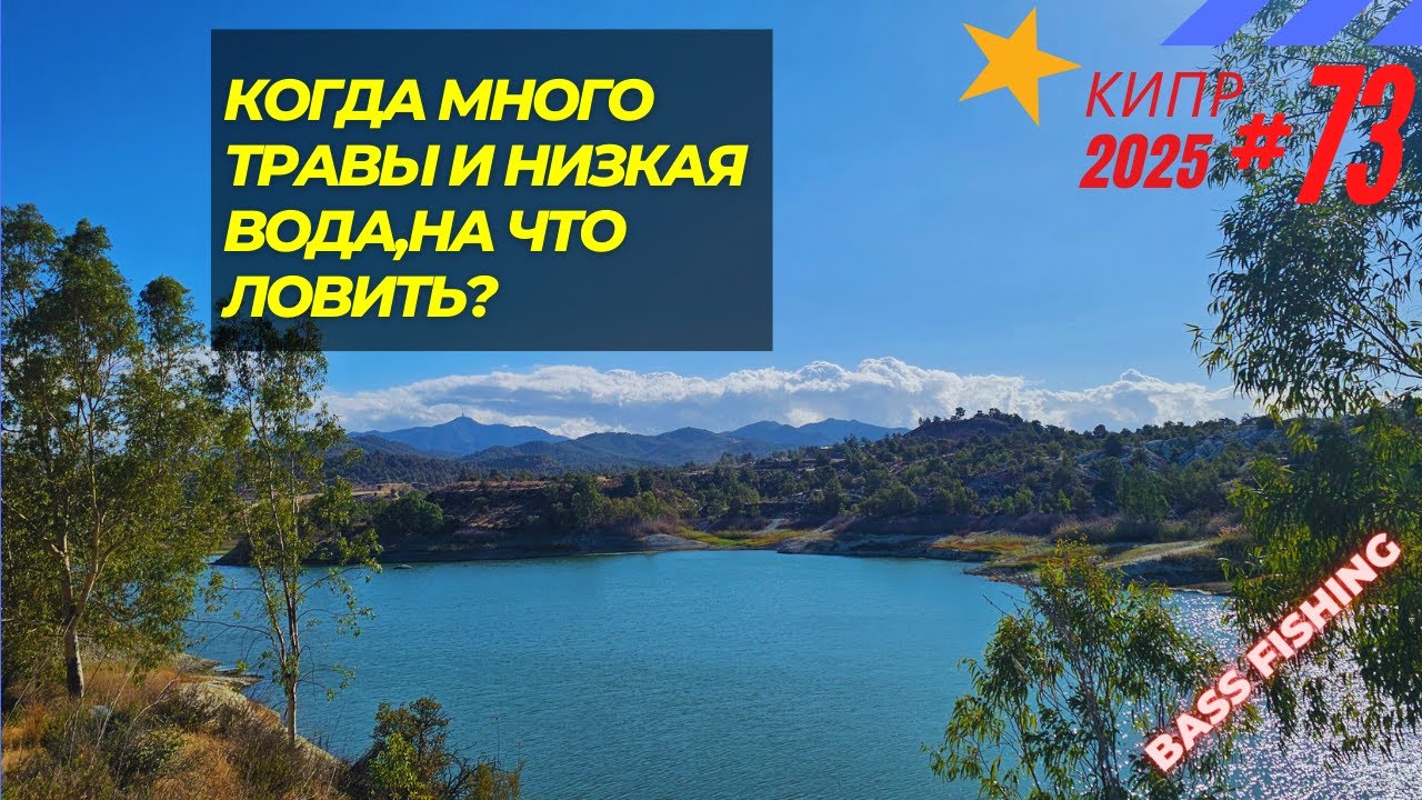 Fishing in Cyprus. When the water is low and there's a lot of grass, what to use? Part 73. Season...