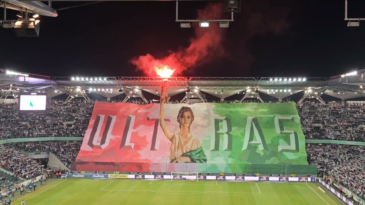 Oprawa meczu Legia Widzew 24.02 23r 