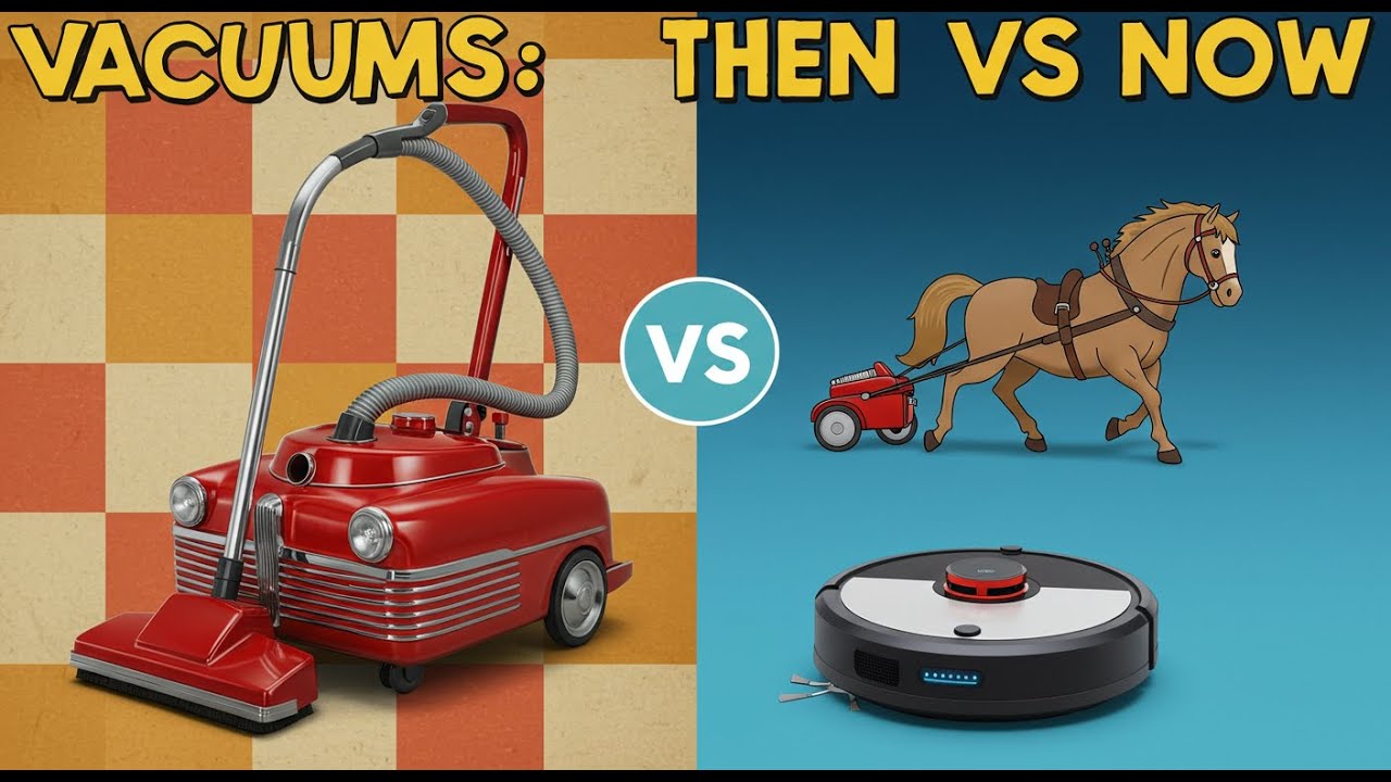 The Quirky History of Vacuum Cleaners: From Horses to Robots!