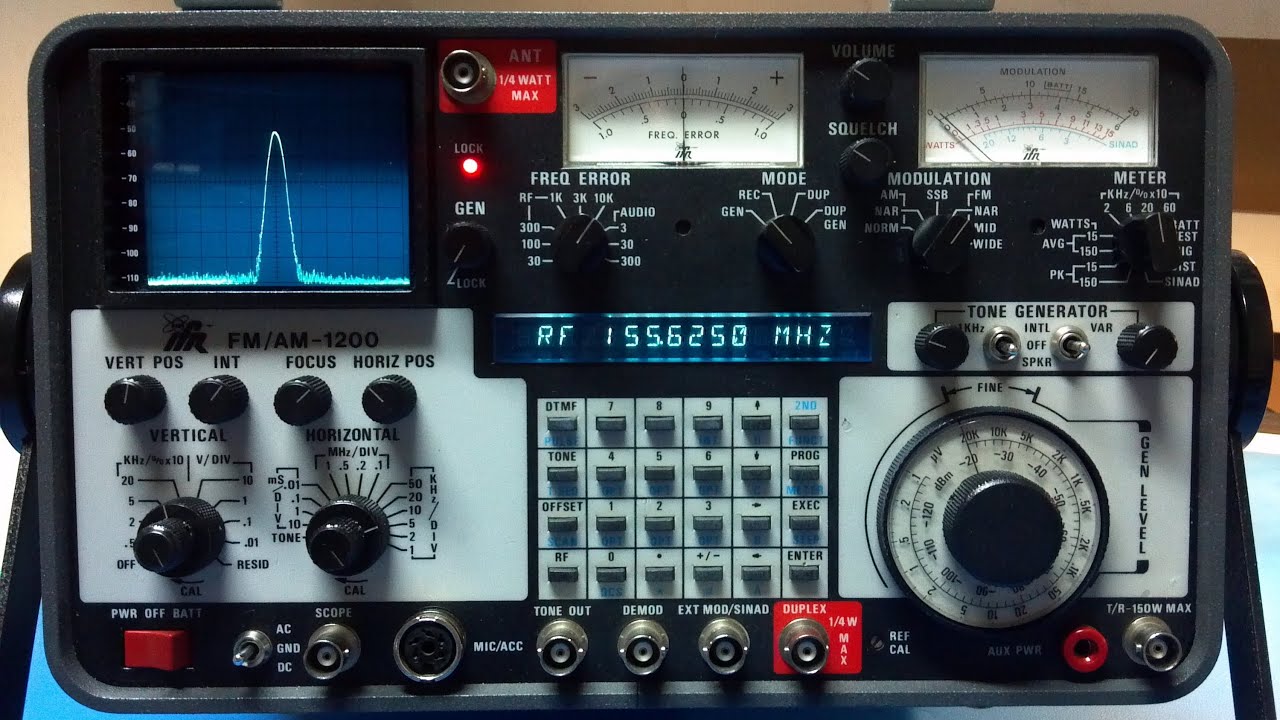 IFR 1200 Demo - As a Radio Receiver