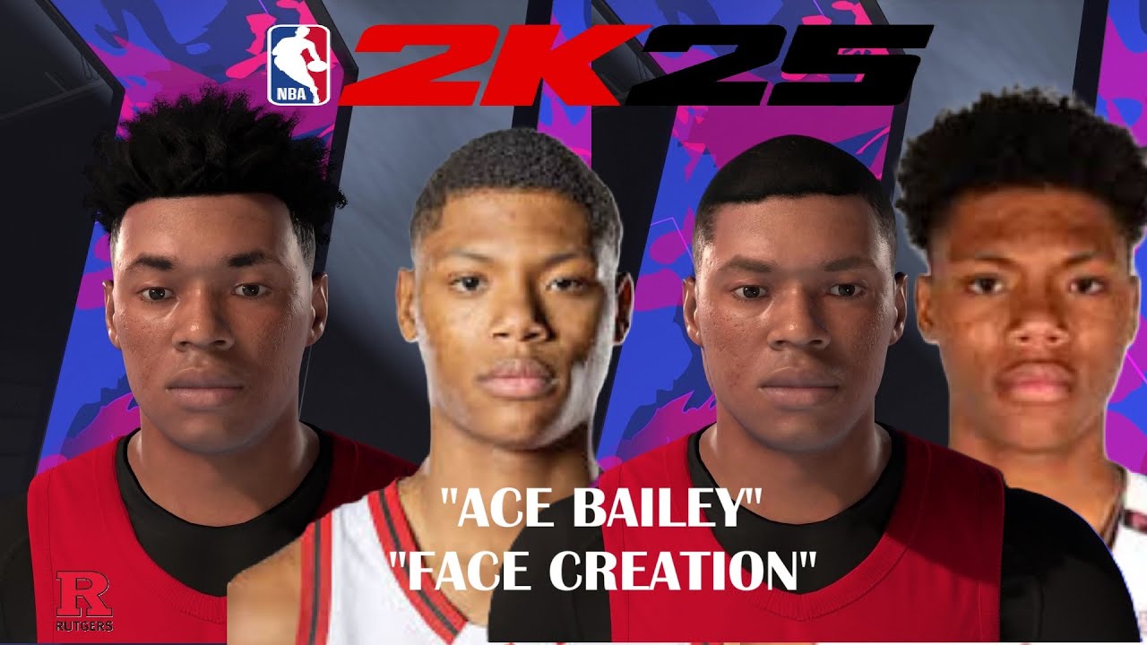 NBA2K25 & NBA2K26 - ACE BAILEY - FACE CREATION!!!!!