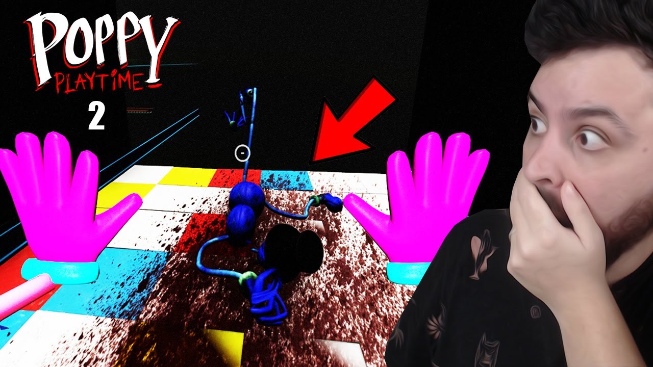 ACHEI O CORPO DO DADDY LONG LEGS DO CAPITULO 3 !! - Poppy Playtime CAPITULO 2