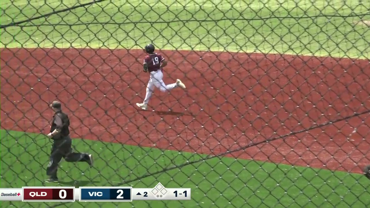 Alonzo Zaire Griffin launches a homer during Queensland U18 comeback win