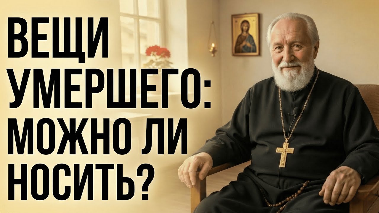 Грех ли носить вещи усопшего? Правда, которую важно знать каждому христианину.