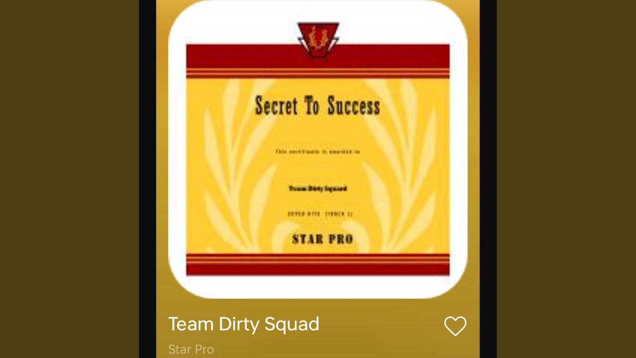 Team Dirty Squad (By S2S)