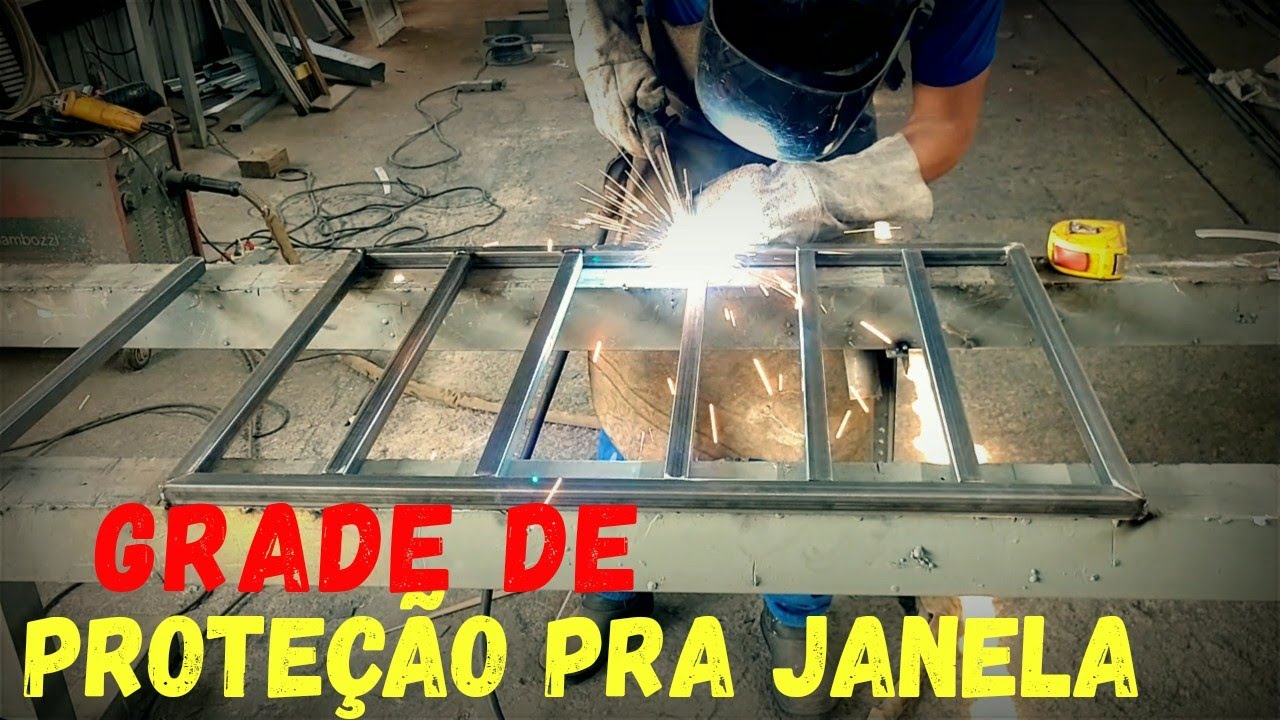 como fazer grade de proteção | #Diy