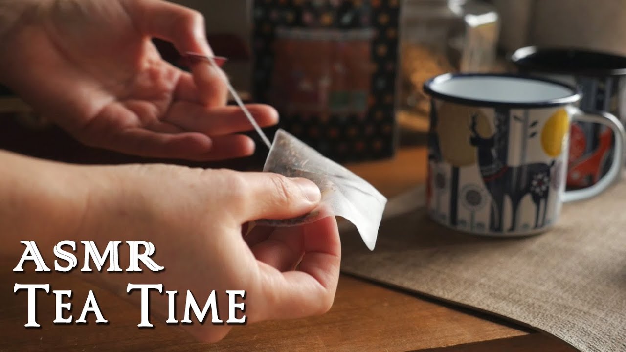 Tea Time ☕ | Cinematic ASMR (crinkling, tapping, tea bags, no talking)