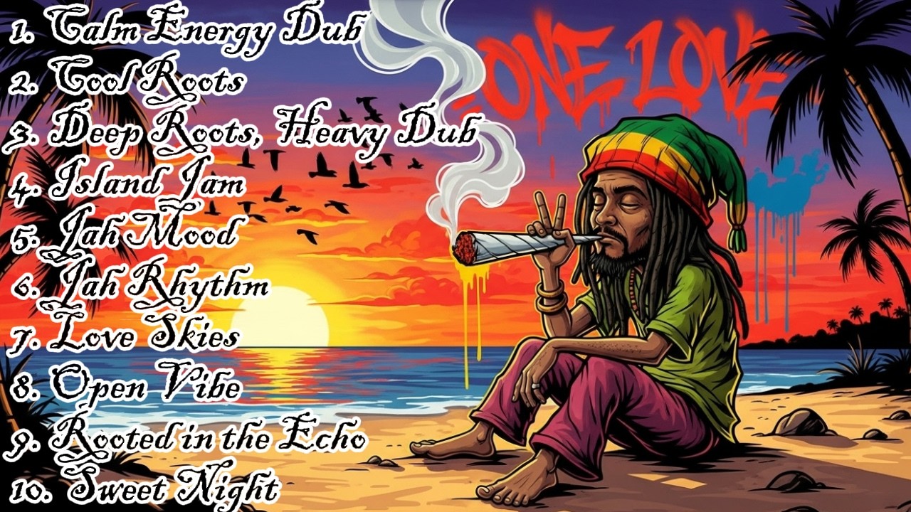 🌌 Island Night Reggae Grooves for Peaceful Reflections