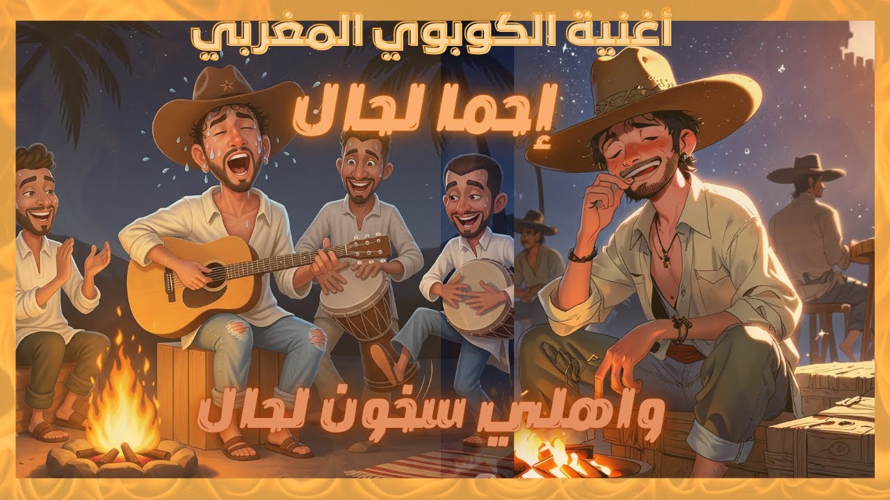 أغنية سخون الحال (إحما لحال)☀️رقص موسيقى عن حرارة الصيف بأسلوب Rango | الكوبوي المغربي| Eddine Nouri