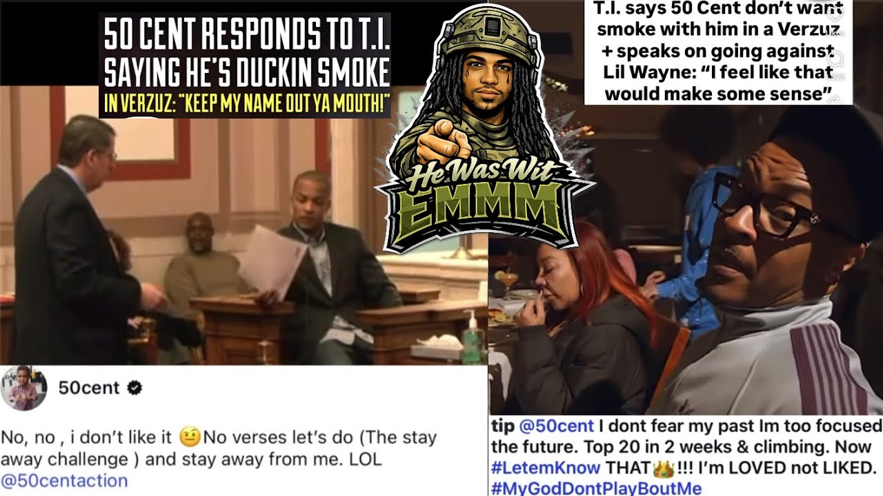 T.I. RESPONDS TO 50 CENT AFTER TESTIFYING VIDEO RESURFACE 50 TELLS TI TO STAY AWAY