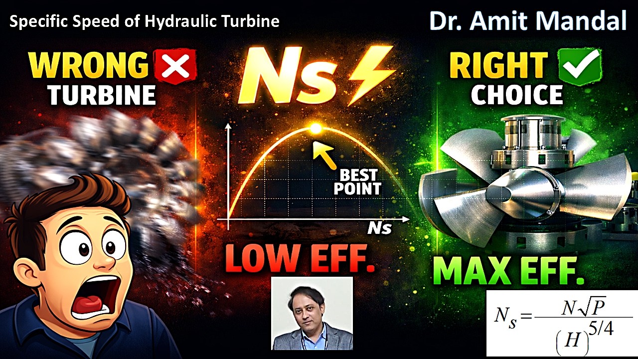 Specific speed of hydraulic turbine