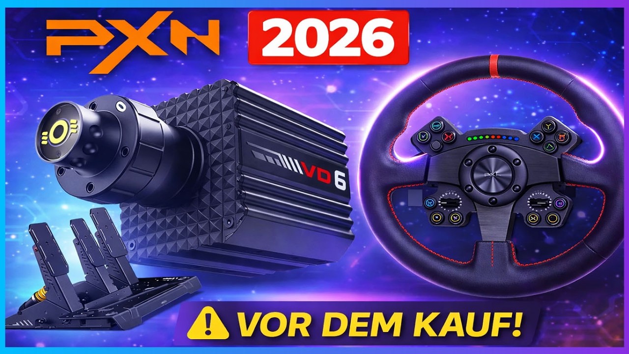 Kann die PXN VD6 große Lenkräder? 🤔 | Pimax Super OLED